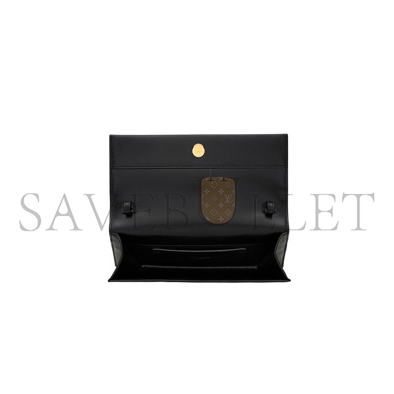 YSL SUNSET CLUTCH IN BOX SAINT LAURENT 8109970SX0W1000 (22*12*2cm)